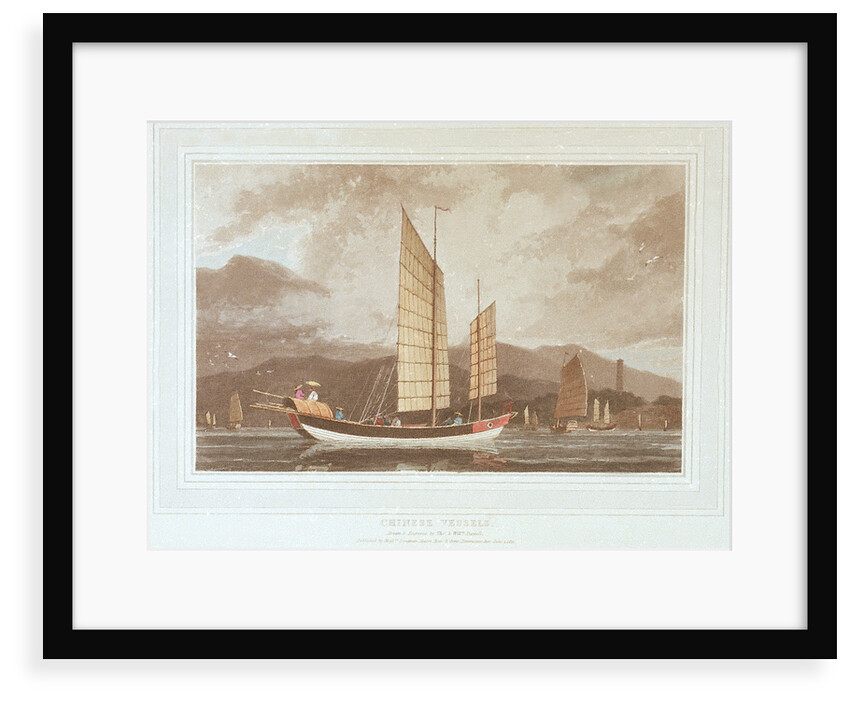 Chinese vessels by Thomas Daniell