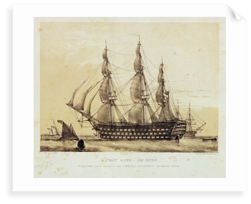 HMS 'Britannia' by John Ward