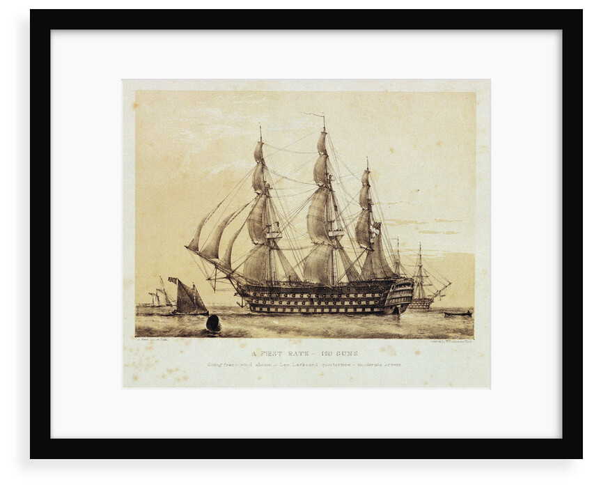 HMS 'Britannia' by John Ward