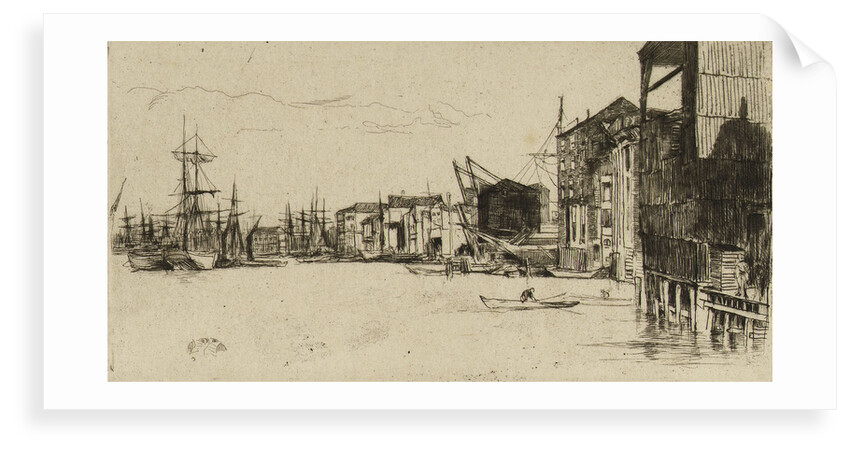 Free Trade Wharf by James Abbott McNeill Whistler