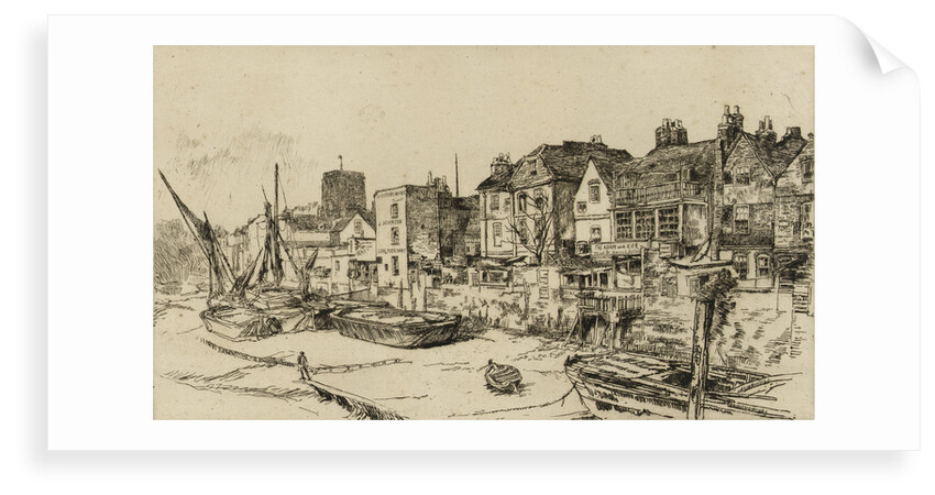 The Adam and Eve, Old Chelsea by James Abbott McNeill Whistler