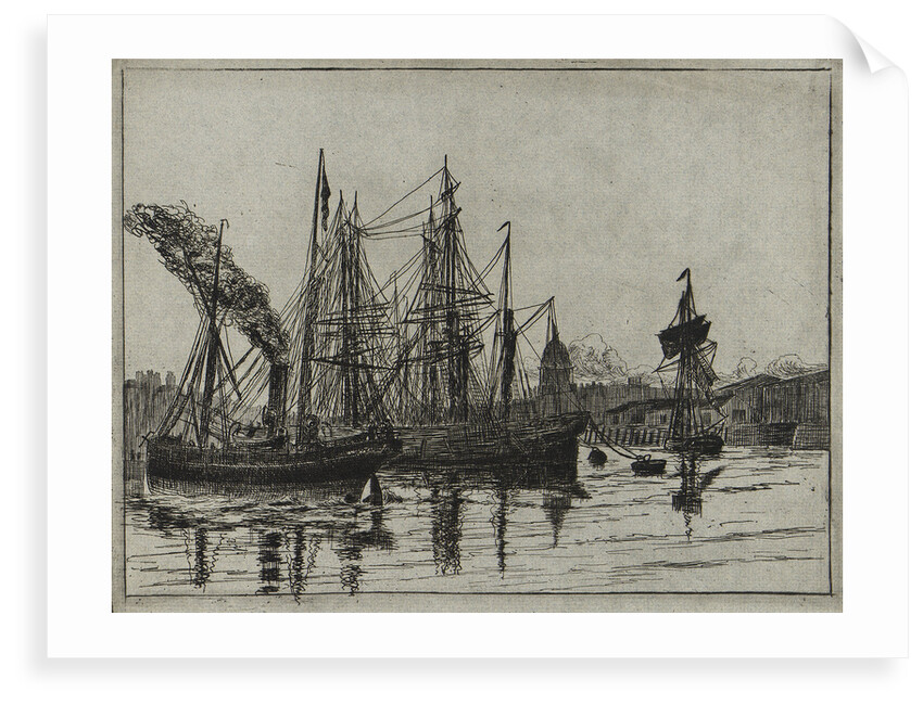London Docks by William Booth-Pearsall