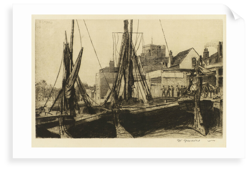 Lime Wharf by Walter Greaves