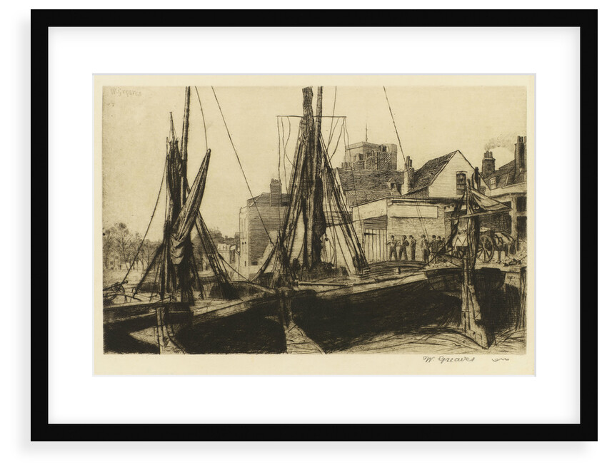 Lime Wharf by Walter Greaves