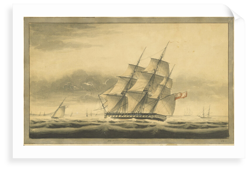 Troopship HMS 'Akbar' by George Back
