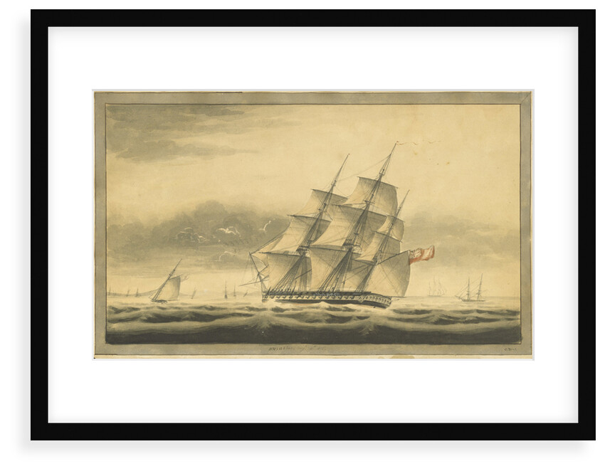 Troopship HMS 'Akbar' by George Back