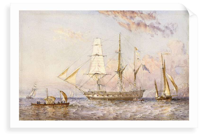HMS 'Rattlesnake', 1853 by Oswald Walter Brierly