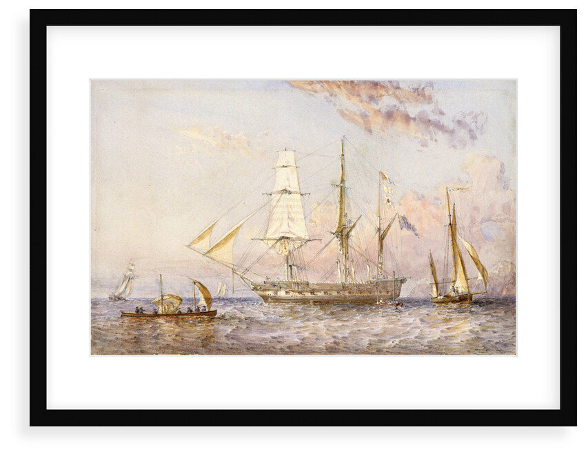 HMS 'Rattlesnake', 1853 by Oswald Walter Brierly