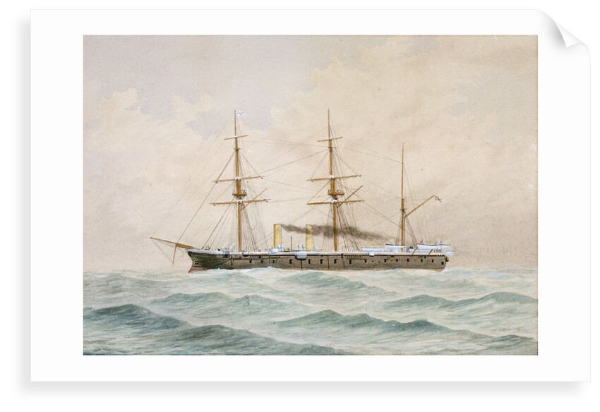 HMS 'Bellerophon'  (1865) by Fred T. Jane