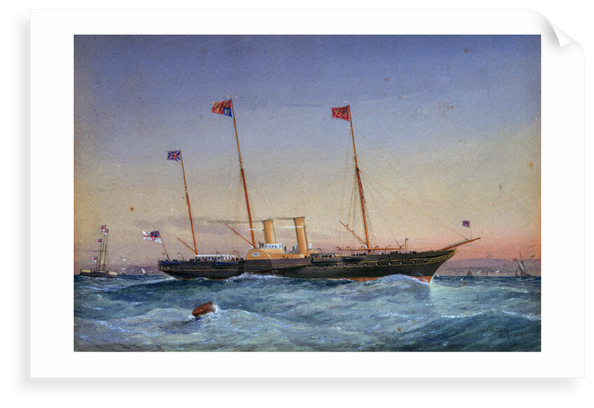 The yacht 'Victoria & Albert' by William Frederick Mitchell
