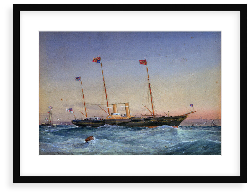 The yacht 'Victoria & Albert' by William Frederick Mitchell