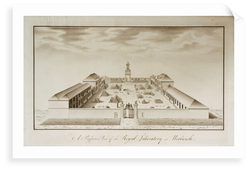 A perspective view of the Royal Laboratory, Woolwich Arsenal by unknown
