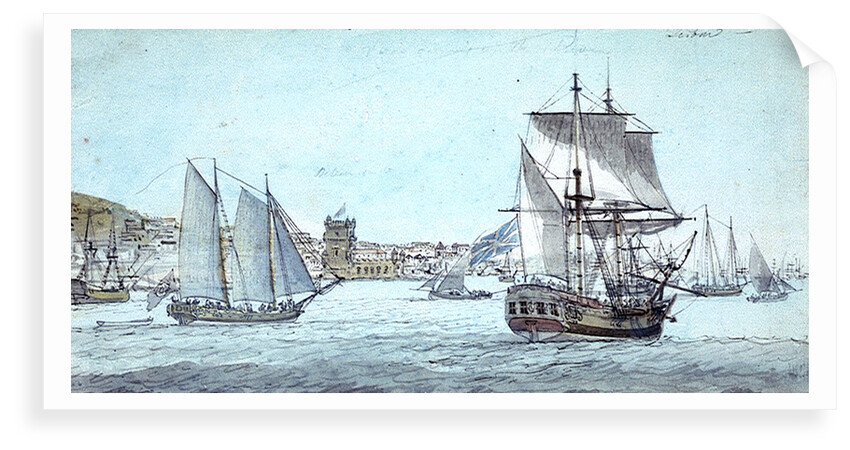 View of Belem Town, 1773 by Charles Gore