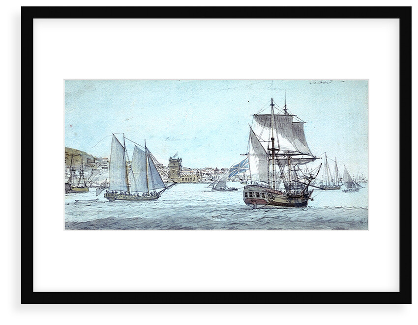 View of Belem Town, 1773 by Charles Gore