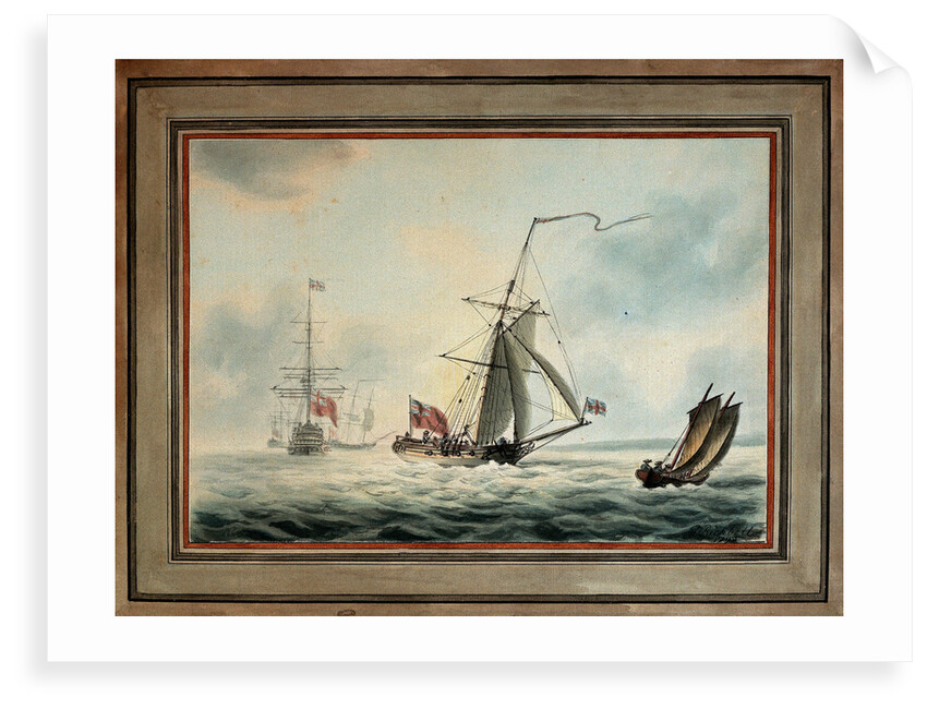 An English privateer by J. Richbell