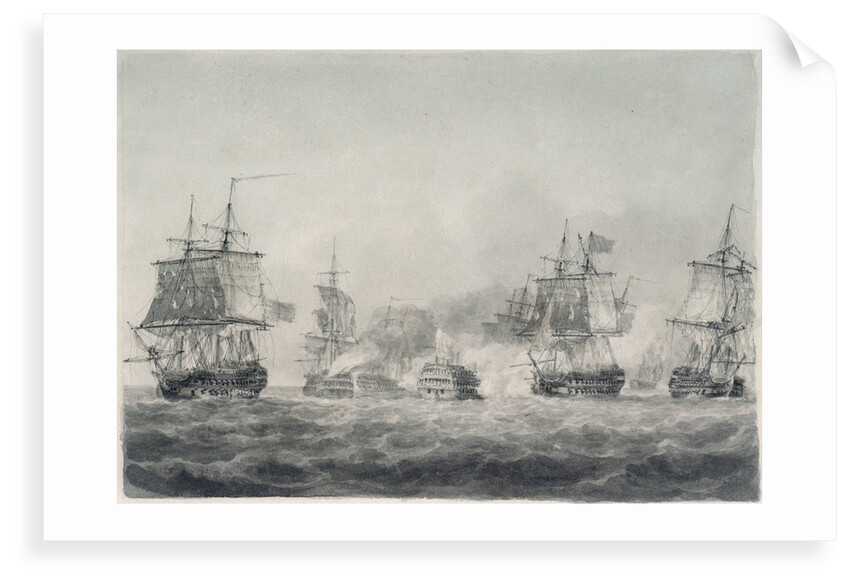 Battle of Camperdown, 11 October 1797 by Nicholas Pocock