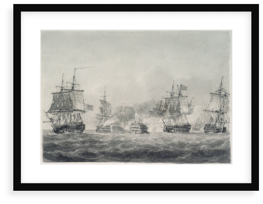 Battle of Camperdown, 11 October 1797 by Nicholas Pocock