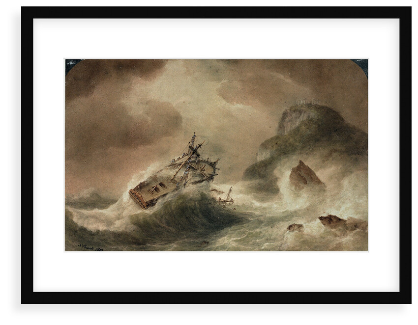 The Wreck of the 'Britannia' by Nicholas Pocock