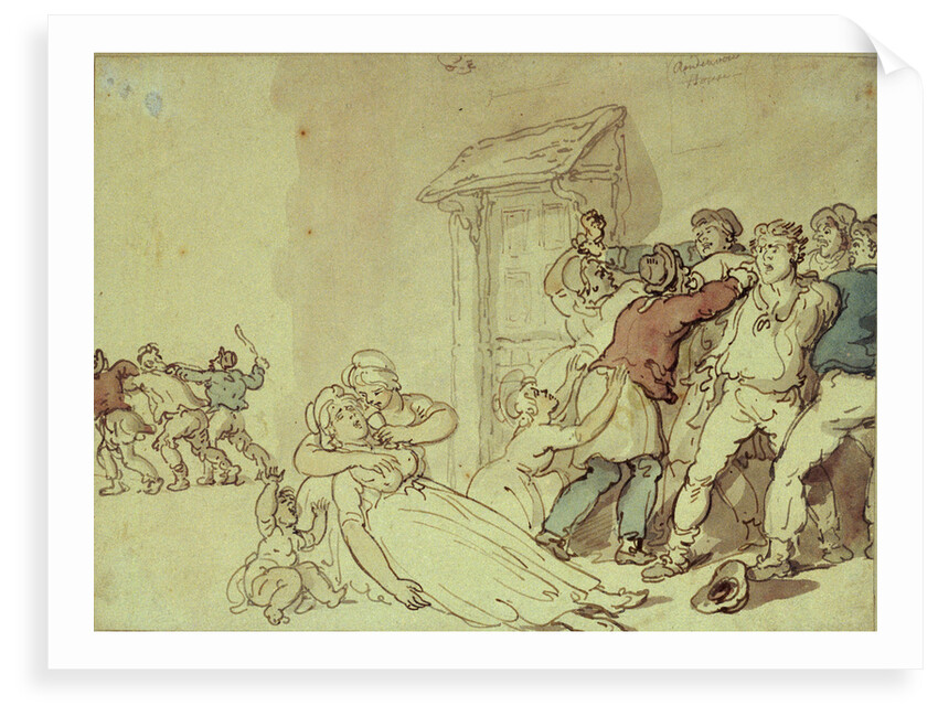 The Press Gang by Thomas Rowlandson