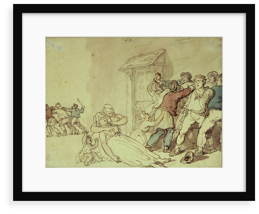 The Press Gang by Thomas Rowlandson