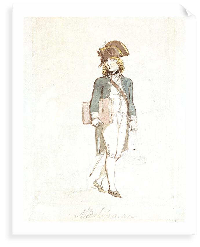Midshipman by Thomas Rowlandson