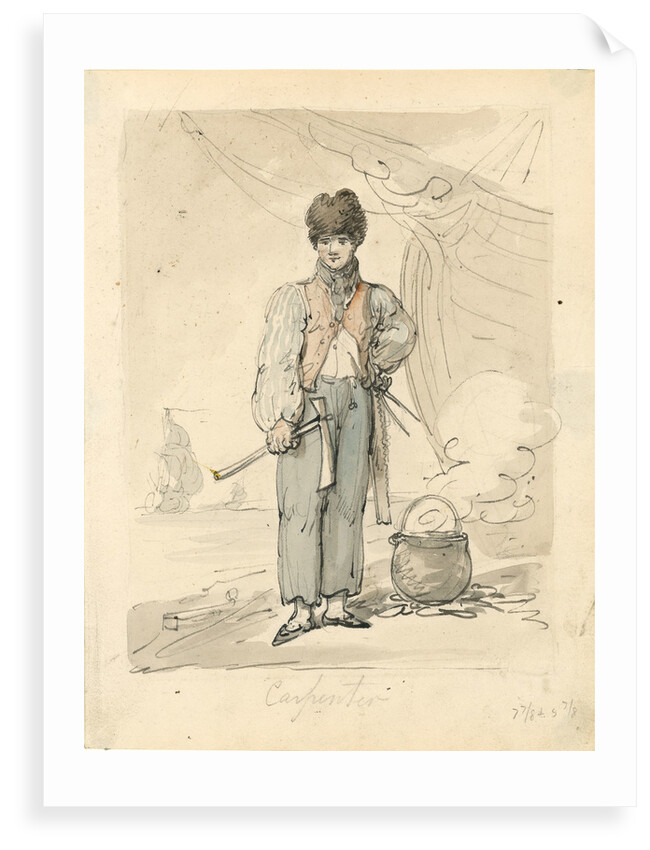 Carpenter by Thomas Rowlandson