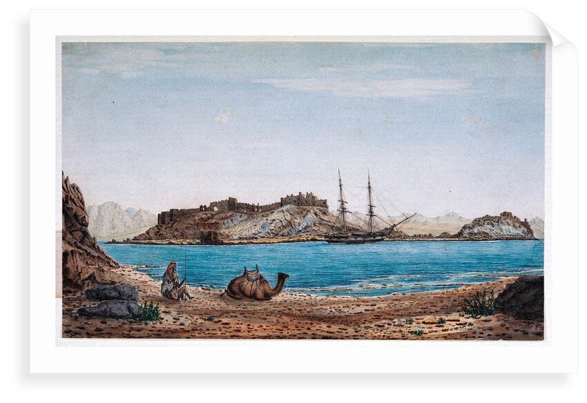 Island of Faroun near the head of the Sea of Akabah.... by Robert Moresby