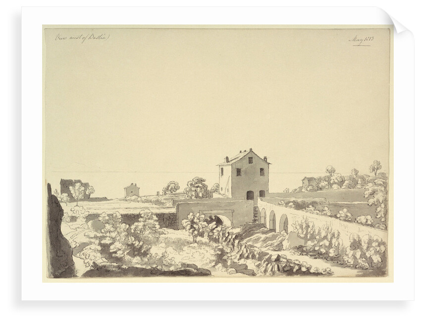 View west of Bastia, Corsica by R.J. Elliot