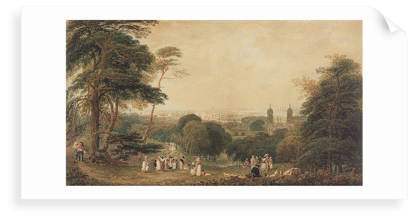 The Thames from Greenwich Park by Peter De Wint
