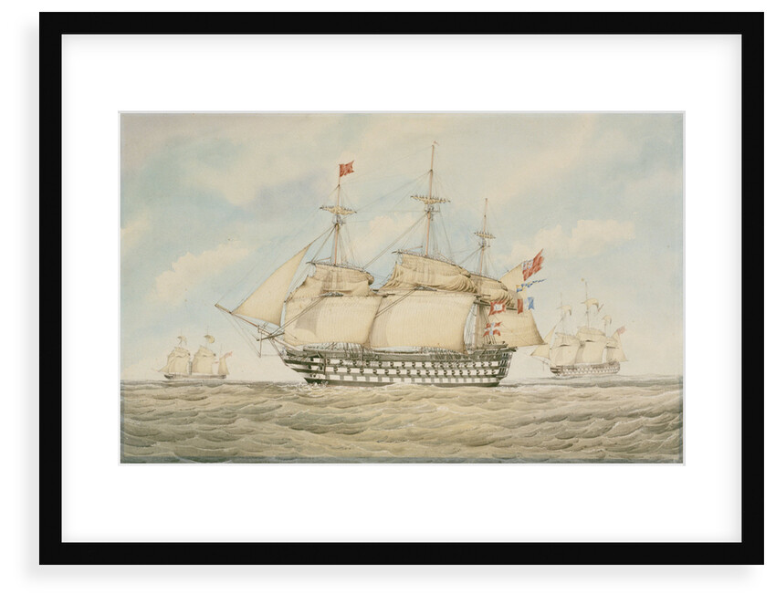 HMS 'Hibernia' by Humphrey J. Julian