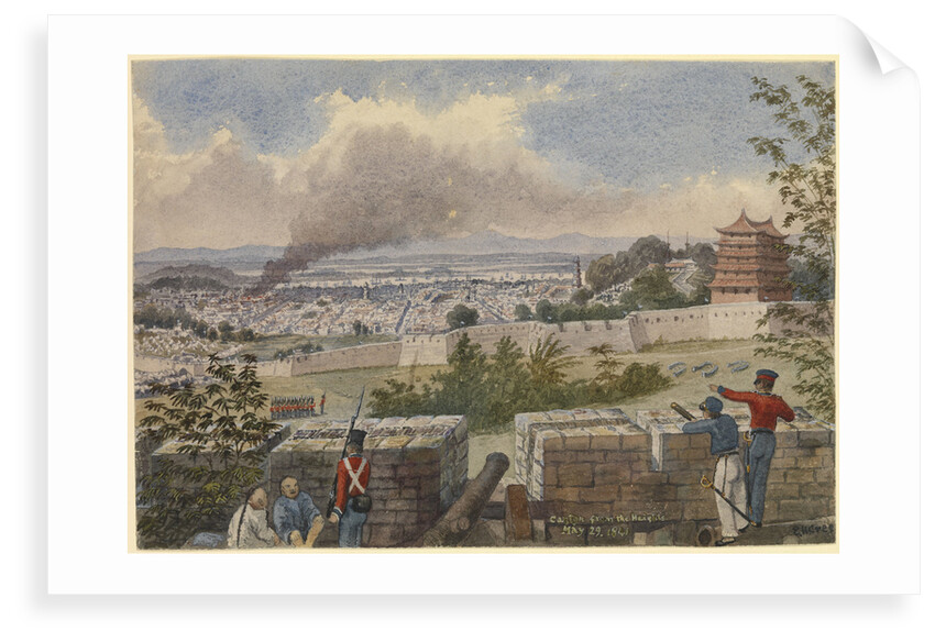 Canton from the Heights, 29 May 1841 by Edward Hodges Cree