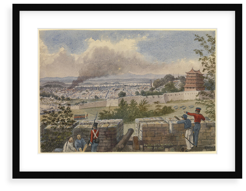 Canton from the Heights, 29 May 1841 by Edward Hodges Cree