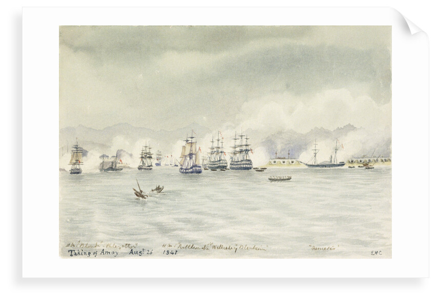 Taking of Amoy, August 26 1841 by Edward Hodges Cree