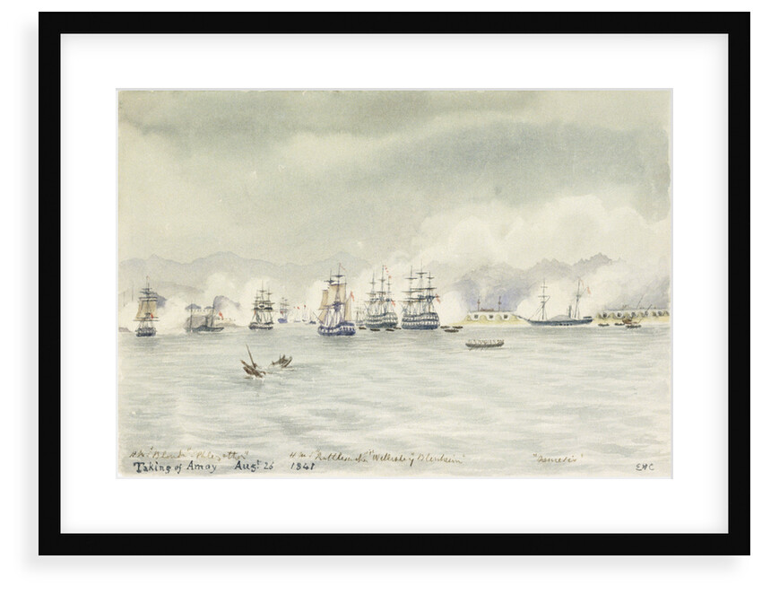 Taking of Amoy, August 26 1841 by Edward Hodges Cree