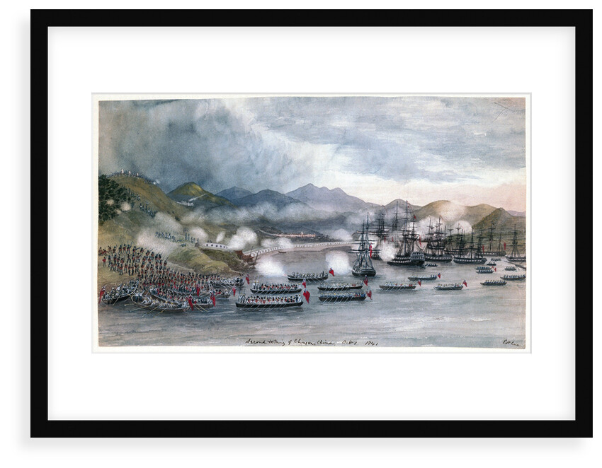 Second taking of 'Chusan', China, October 1st, 1841 by Edward Hodges Cree