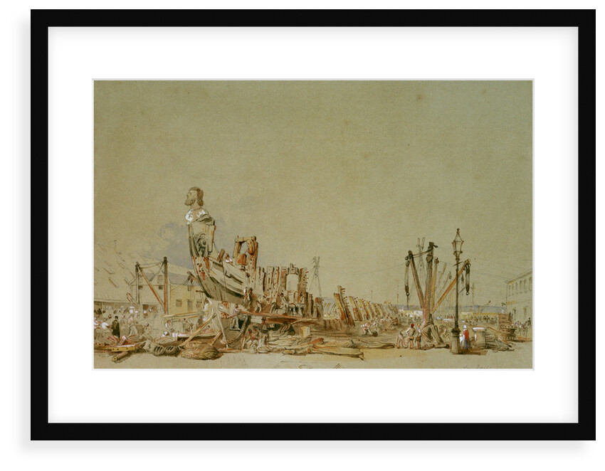 The Breaking up of the 'San Josef', 1849 by Nicholas Condy