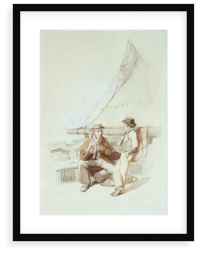 Bramble and Jack carried into a French port by Clarkson Stanfield