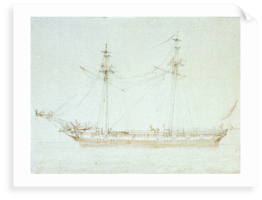 The brig 'Wasp' by John Cantiloe Joy