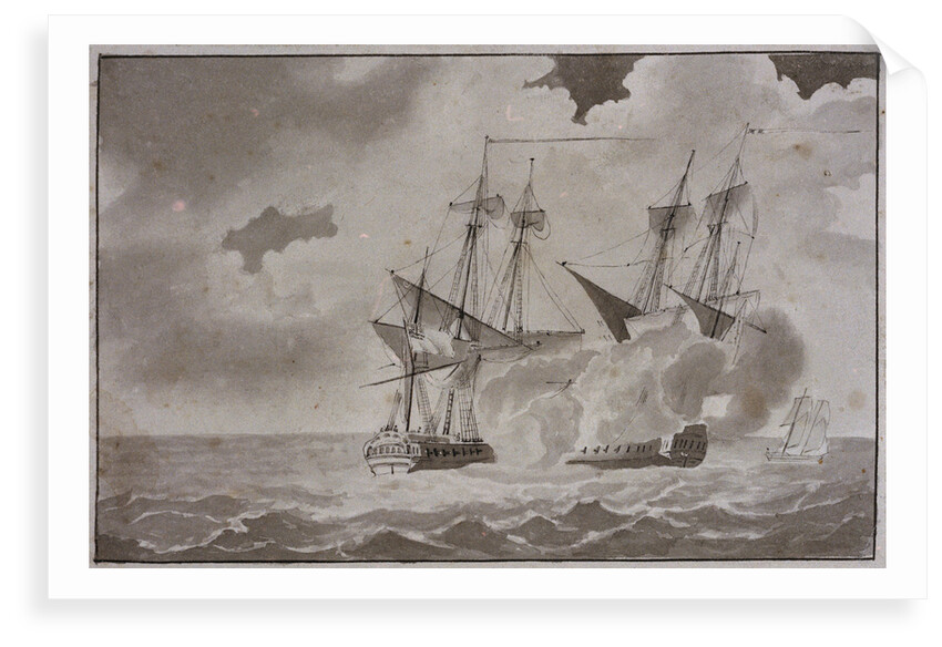 The 'Chesapeake' and 'Shannon' by O'Reily