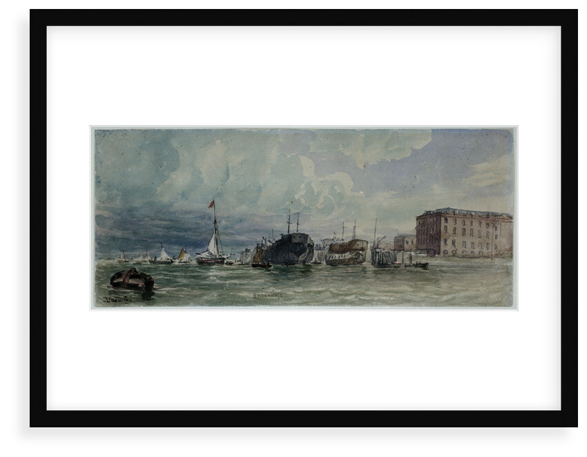 Hulks at Sheerness by David Cox Sr