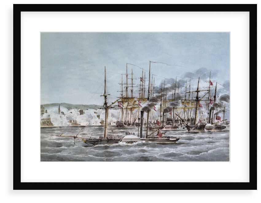 Attack and capture of St Jean D'Acre by a combined squadron under Admiral Sir Robert Stopford, 3 November 1840 by James Kennett Willson