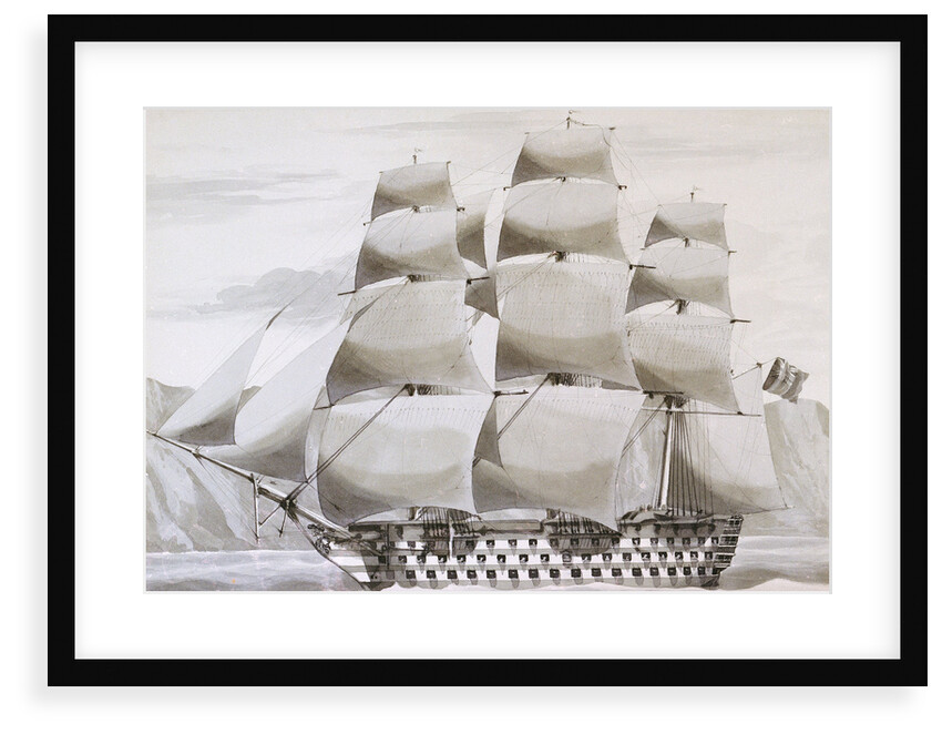 HMS 'Caledonia' by James Kennett Willson