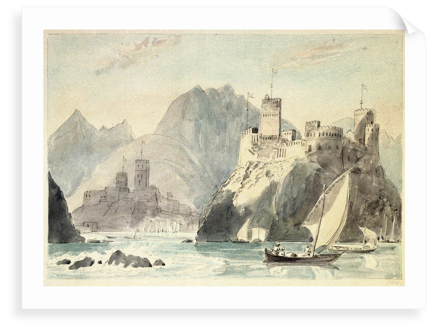 Castles of Jellati & Merani at Muscat by Charles Hamilton Smith