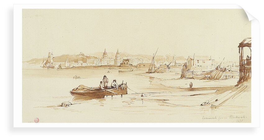 Greenwich from Blackwall by Edward Duncan