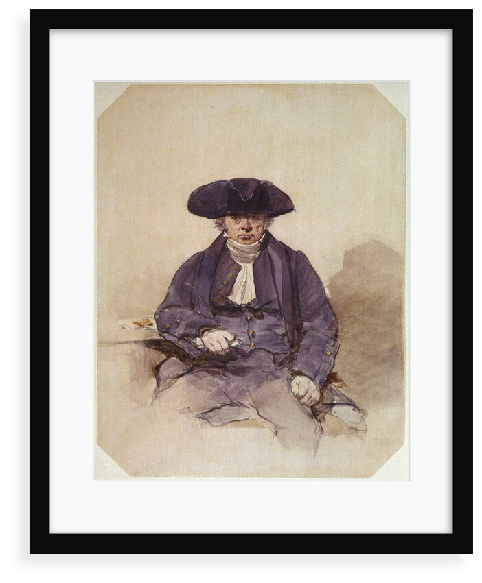 John Adams, alias John Wilkinson, Greenwich Pensioner boatswain's mate of the 'Agamemnon' by Frederick Cruikshank
