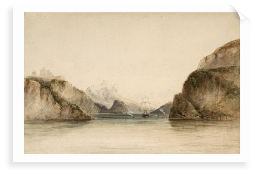 Portrait Cove, Beagle Channel, South America by Conrad Martens