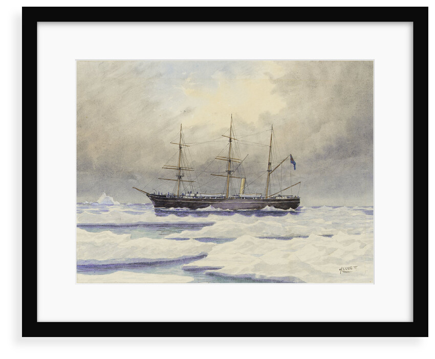 HMS 'Discovery' in the Arctic by William Cluett
