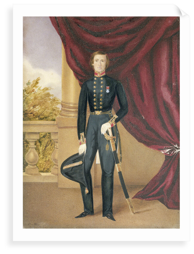 Frederick Marryat, RN, (son of Captain Marryat the author) June 1842 by R. H. C. Ubsdell