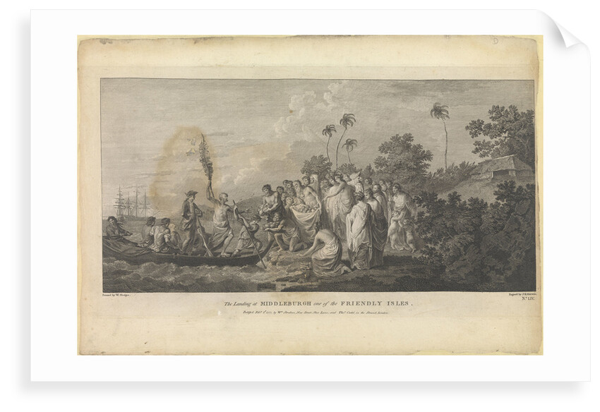 The landing at Middleburgh, one of the Friendly Isles by William Hodges