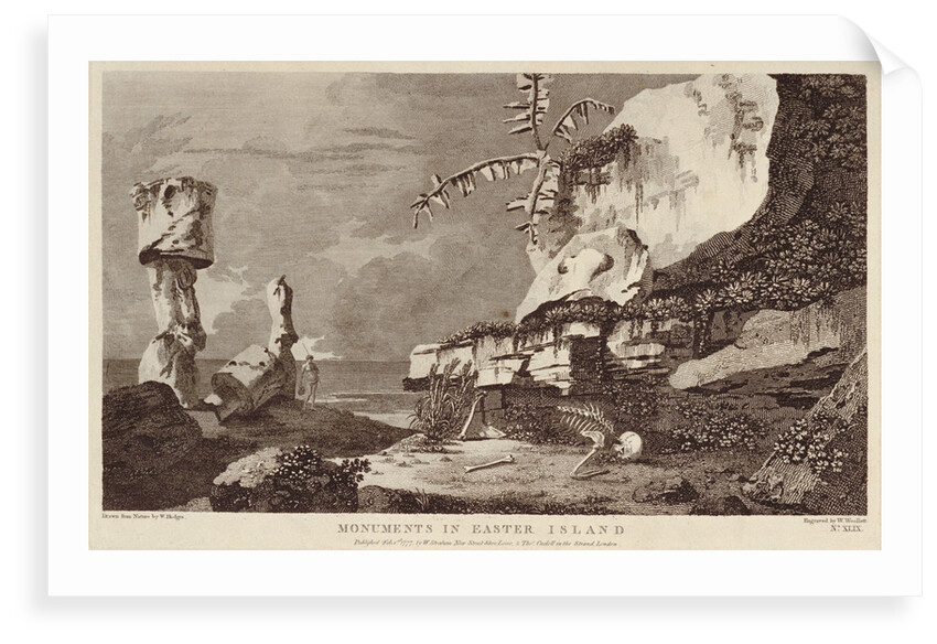 Monuments in Easter Island by William Hodges